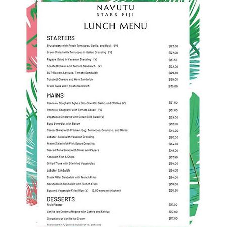 Navutu Stars Resort Matayalevu Kültér fotó